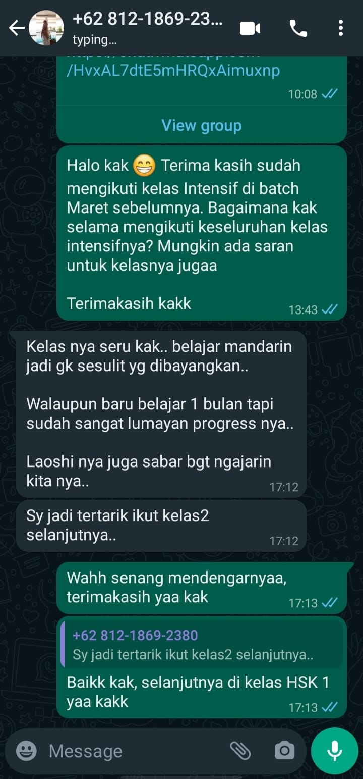 Testi kelas intensif